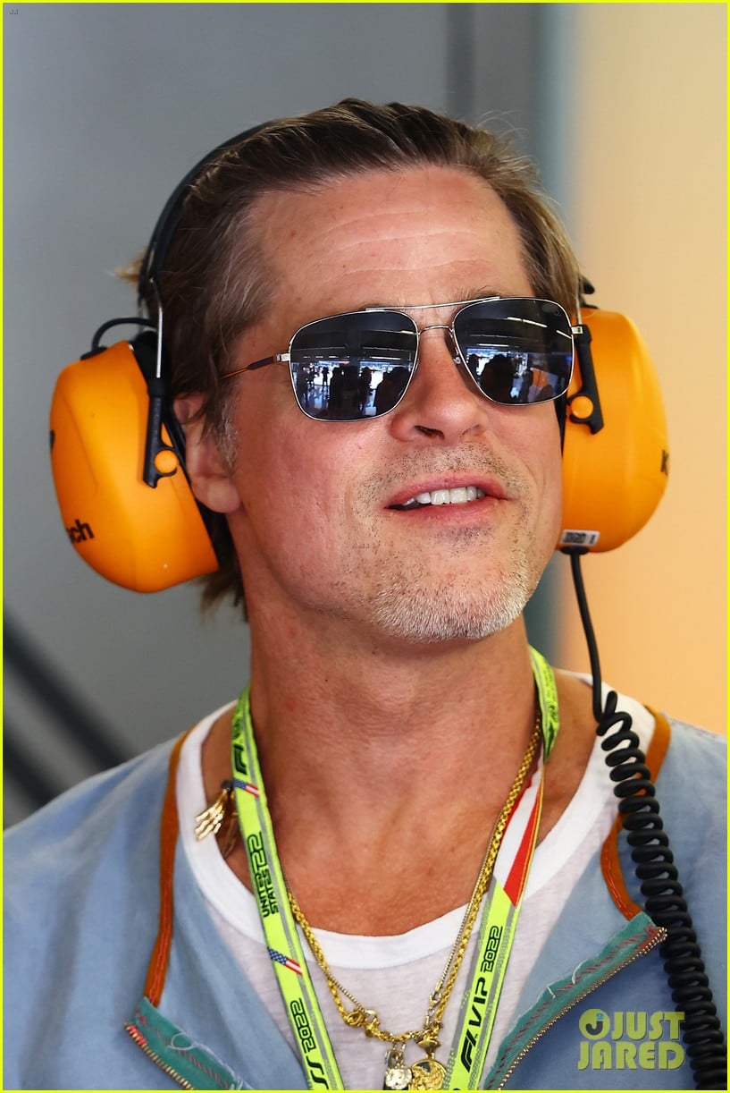 Brad Pitt Prepares For Formula One Movie By Attending Practice Sessions