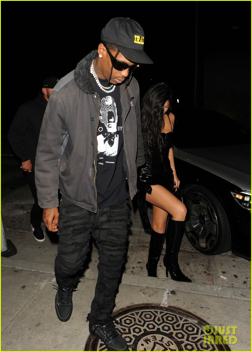 Kylie Jenner Wears Little Black Dress for Dinner Date with Boyfriend