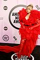 bebe rexha wears red 2022 american music awards 05