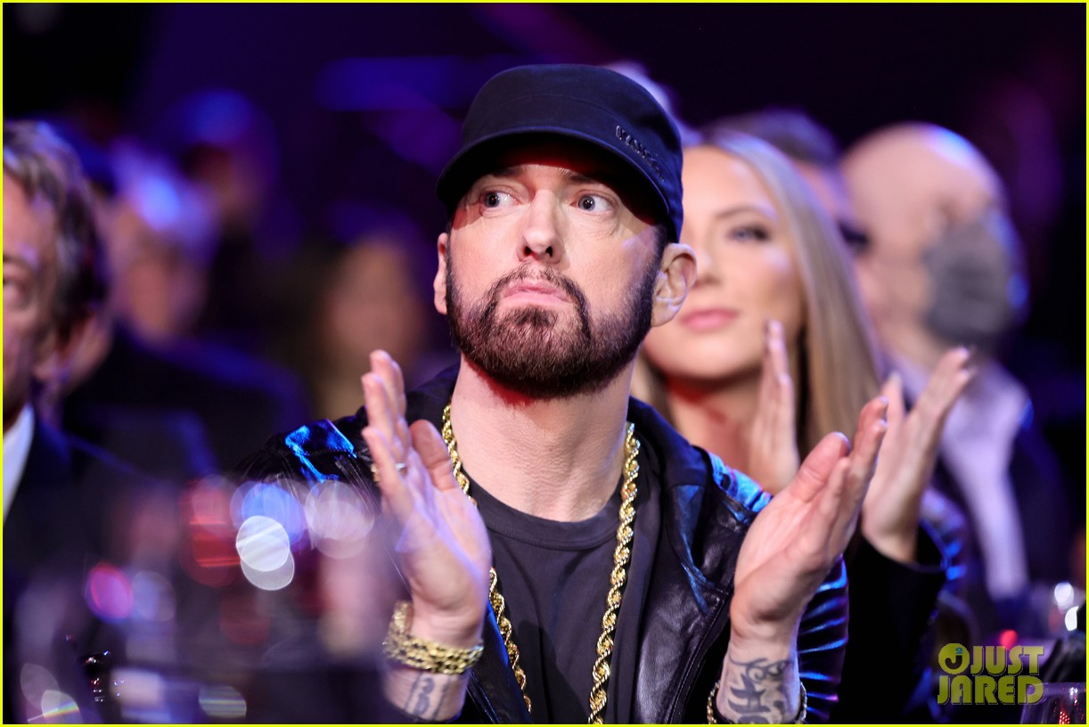 Eminem Thanks More Than 100 Artists in Rock & Roll Hall of Fame