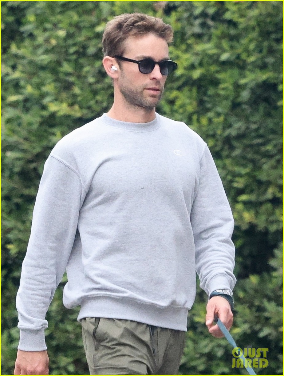 chace crawford takes his dog shiner for afternoon stroll 044849065