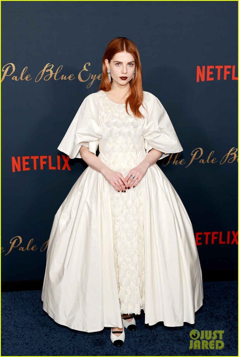 lucy boynton red hair at the pale blue eye premiere 21