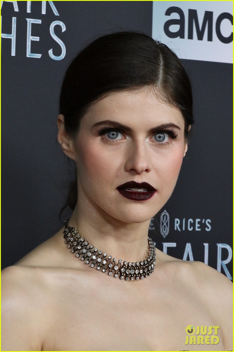 Alexandra Daddario Goes Gothic Chic at 'Mayfair Witches' Premiere