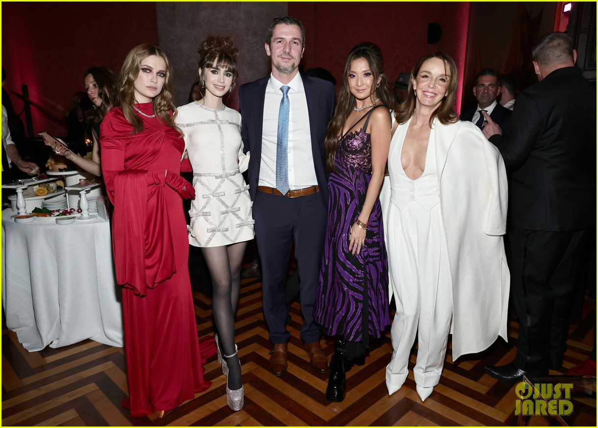 Lily Collins, Ashley Park, Lucas Bravo & More Celebrate 'Emily in Paris ...