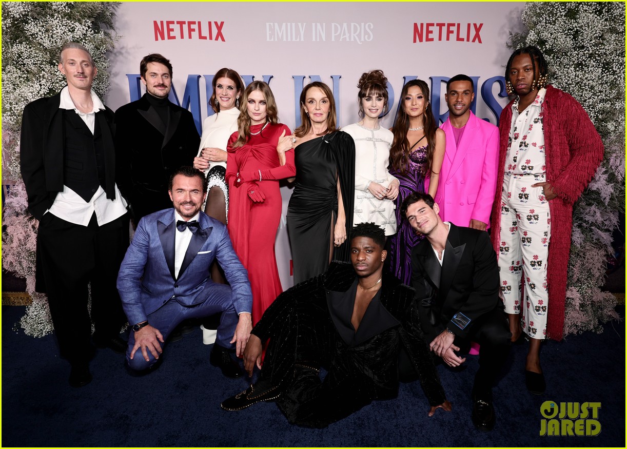 Lily Collins, Ashley Park, Lucas Bravo & More Celebrate 'Emily in Paris ...
