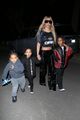 kim kardashian grabs dinner with three young kids calabasas 03
