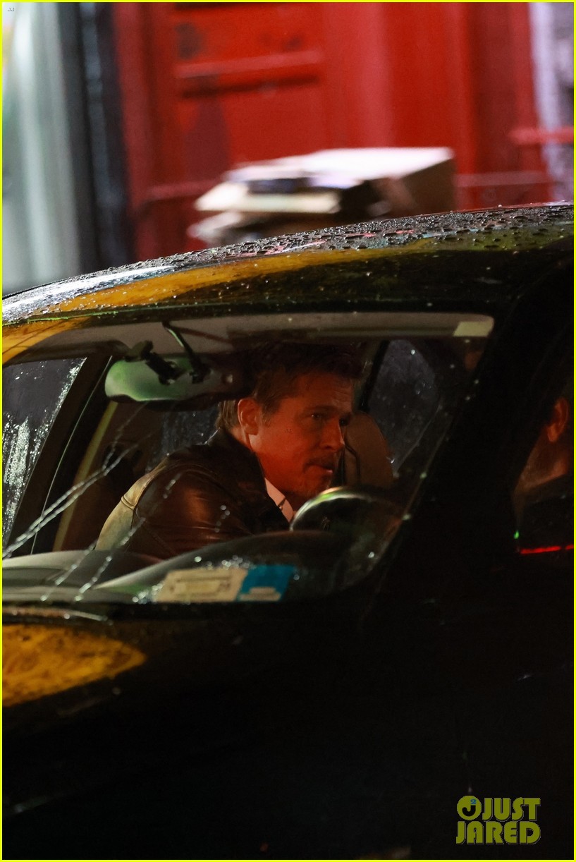 brad pitt george clooney more night shoots wolves nyc 224885641