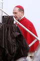 ralph fiennes gets to work on conclave movie in rome 05