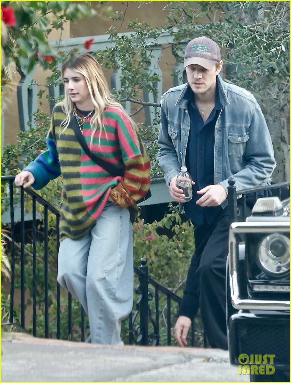 Emma Roberts Checks Out Open House with Boyfriend Cody John Photo