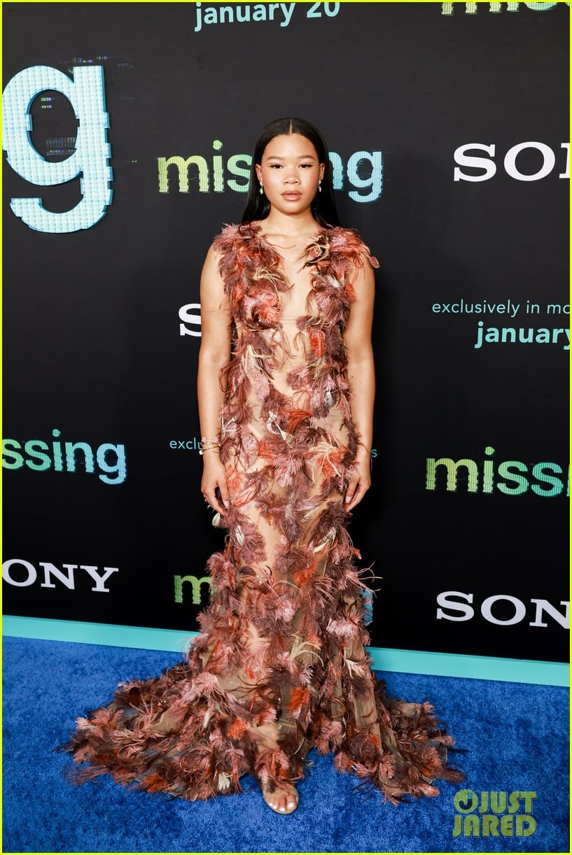 Storm Reid Brings Boyfriend Shedeur Sanders as Her Date For 'Missing