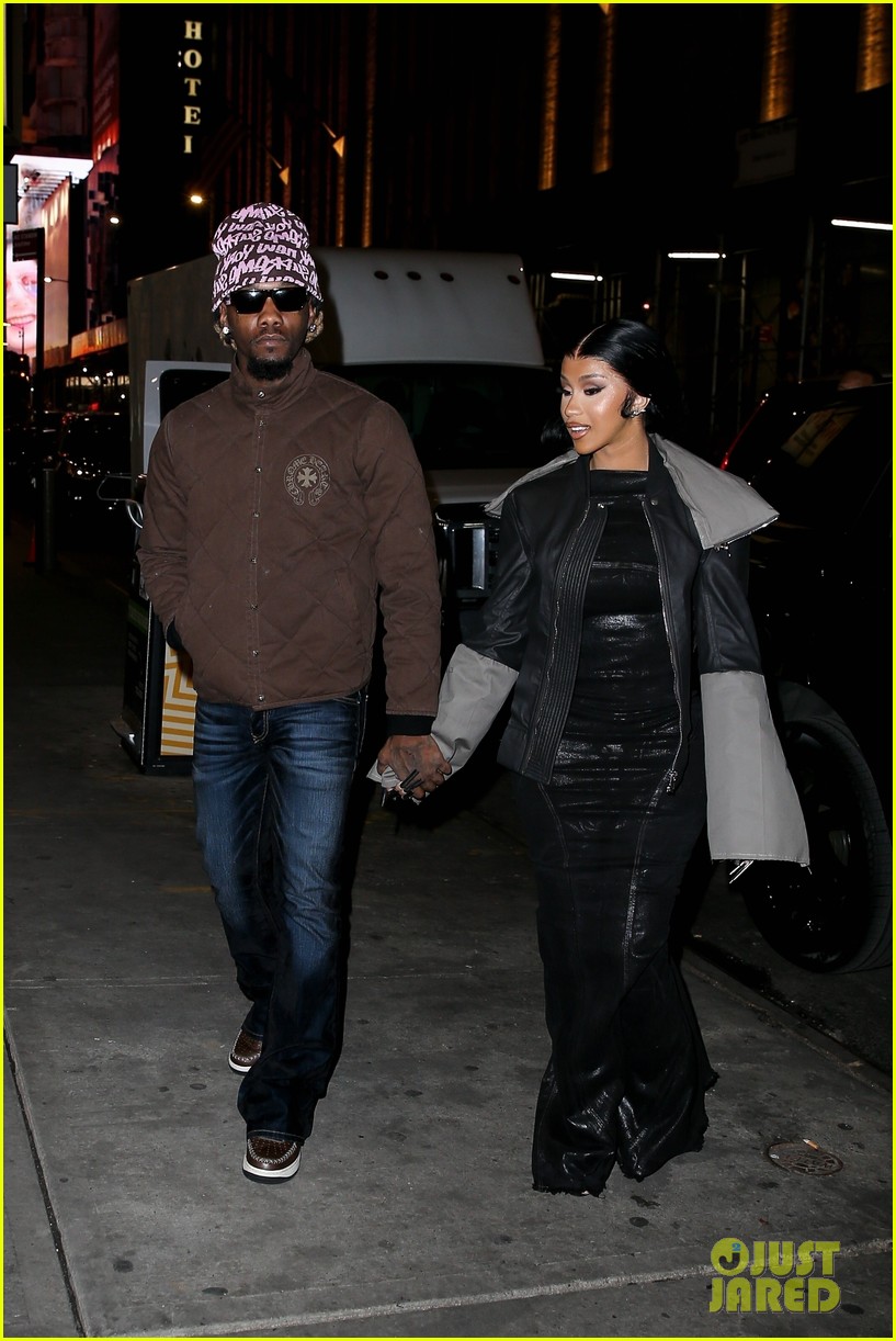 cardi b offset hold hands stepping out on valentines day 17