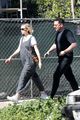 carey mulligan cradles baby bump out getting coffee with a friend 24