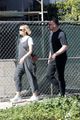 carey mulligan cradles baby bump out getting coffee with a friend 27
