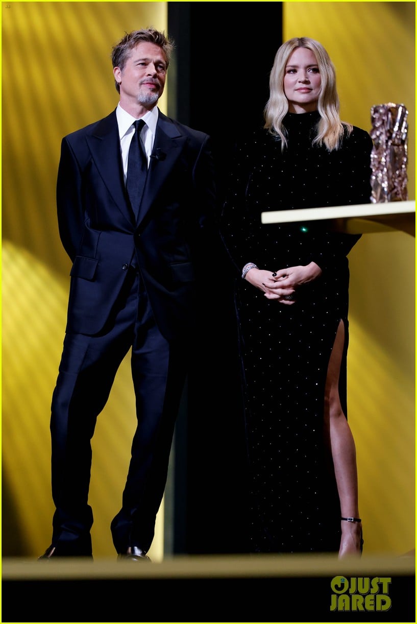 Brad Pitt Makes Surprise Appearance at Cesar Awards 2023 to Honor