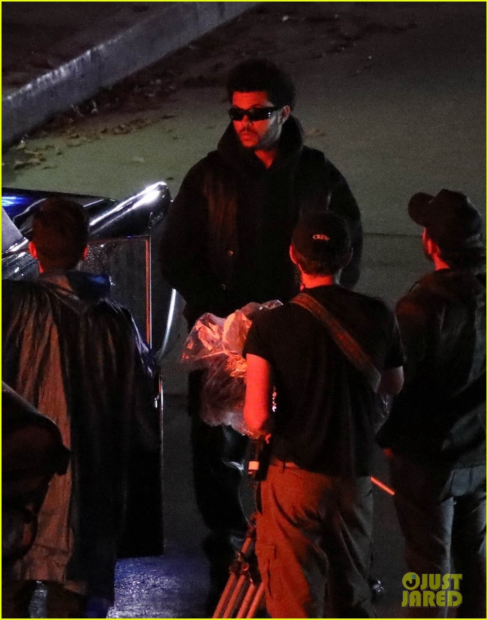the weeknd music video shoot 01