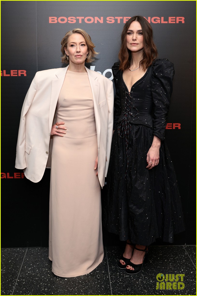 Keira Knightley & Carrie Coon Premiere 'Boston Strangler' Movie in NYC