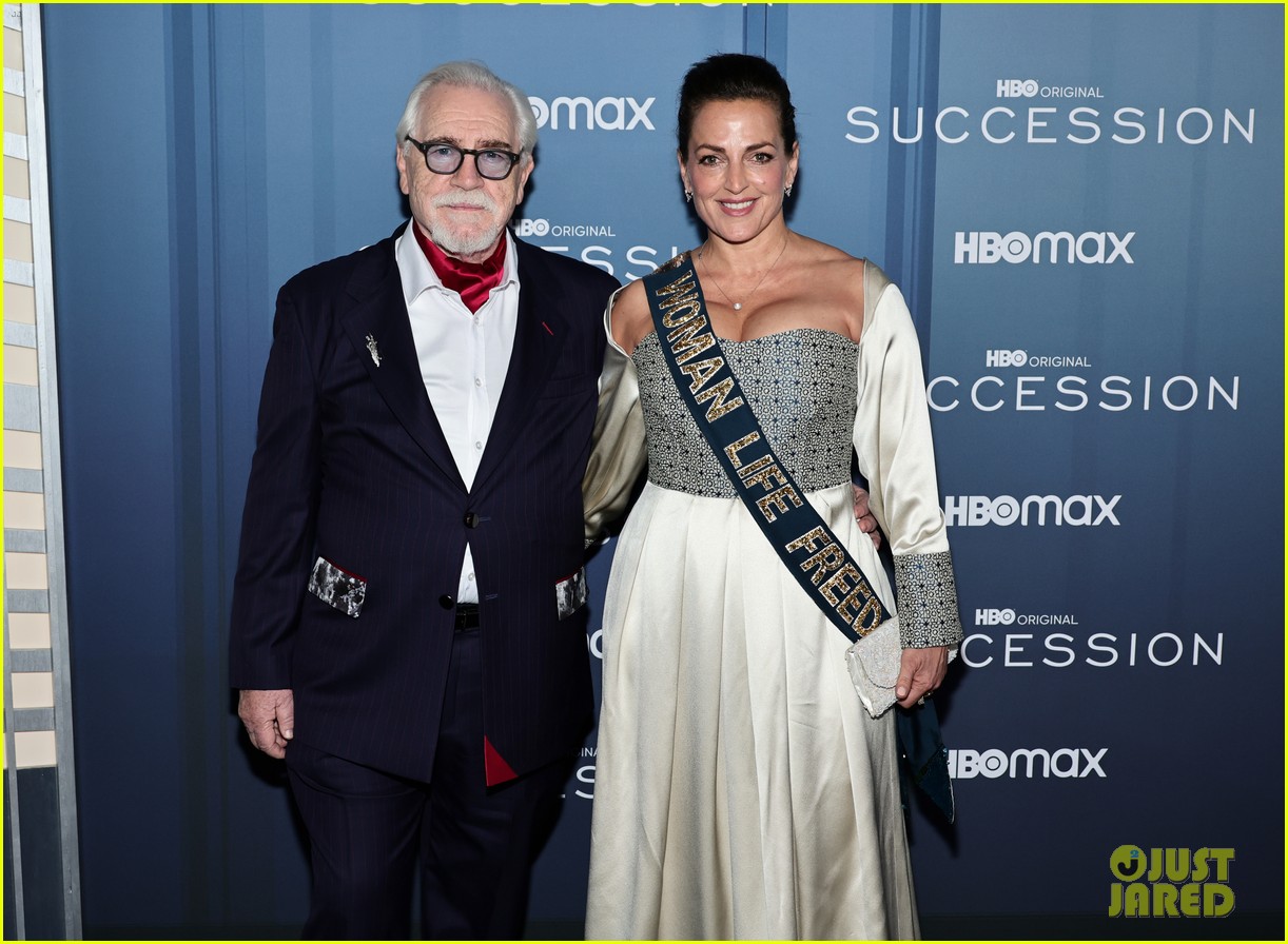 Brian Cox Expresses Support for Women of Iran as Wife Nicole Wears ...