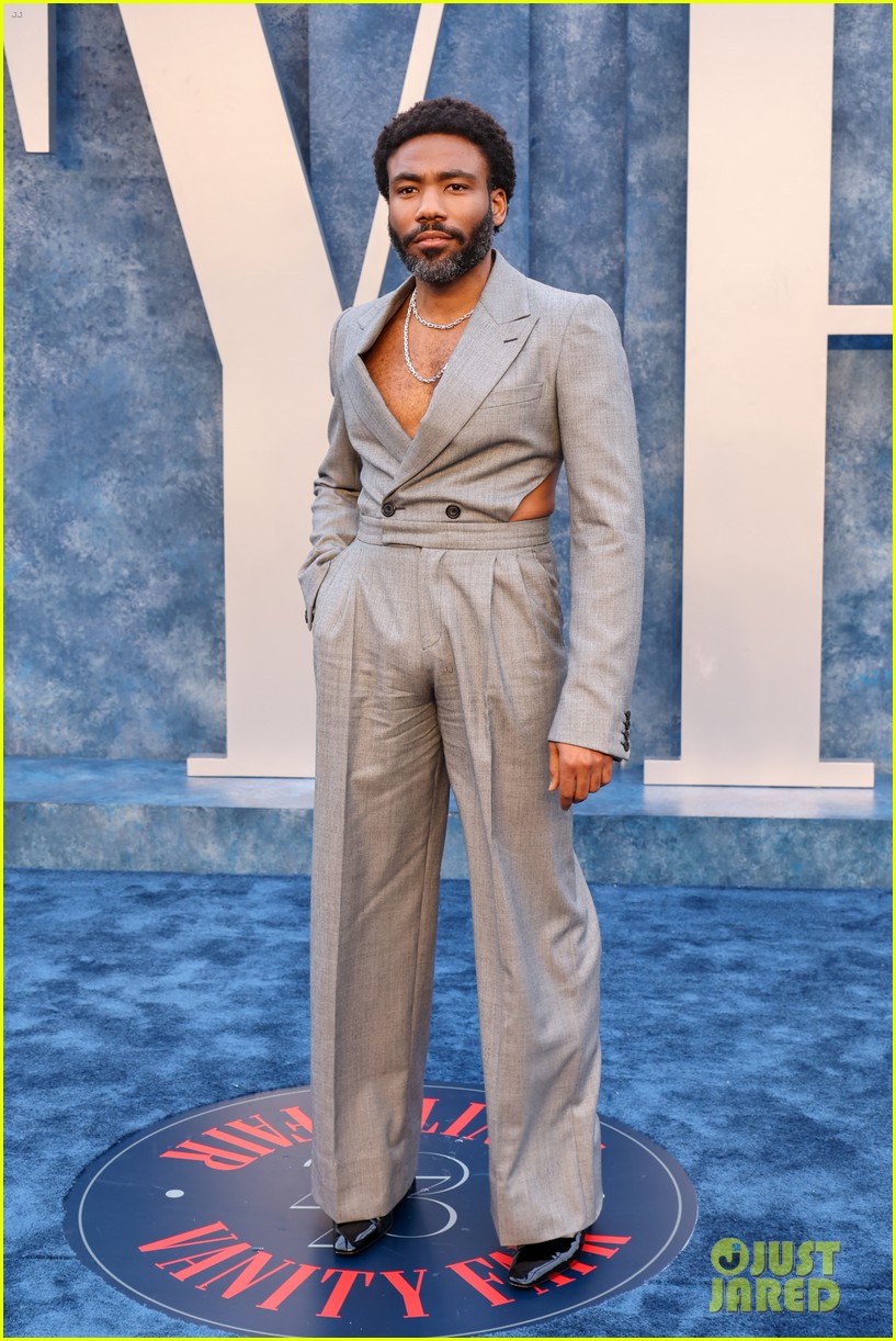 donald glover cutout suit vf party 074907536