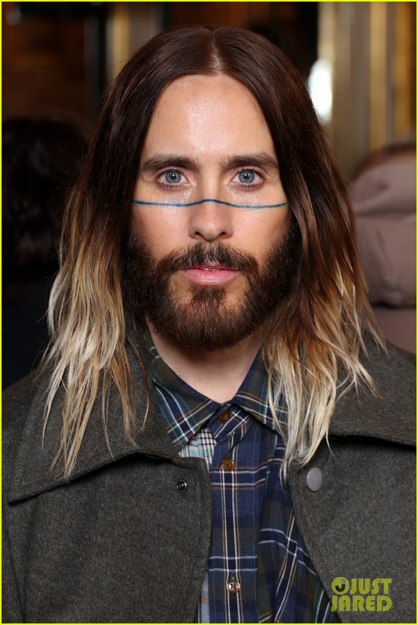 Jared Leto Sits Front Row with Julia Fox & Halsey at Vivienne