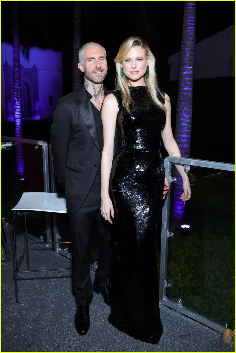 Adam Levine & Behati Prinsloo Look So in Love During First Red Carpet