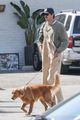 jacob elordi wears overalls grabbing coffee with a friend 06