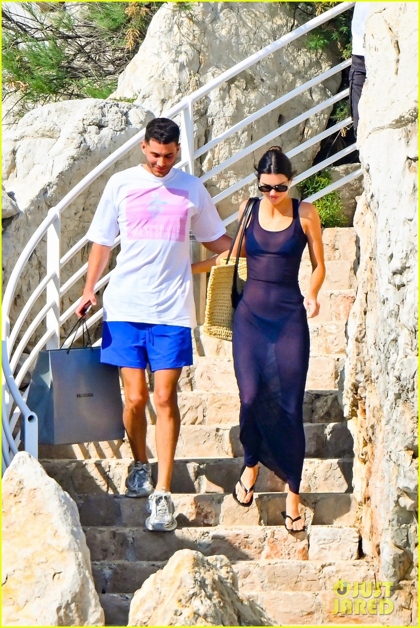 kendall jenner sheer dress lunch in south of france 204938259