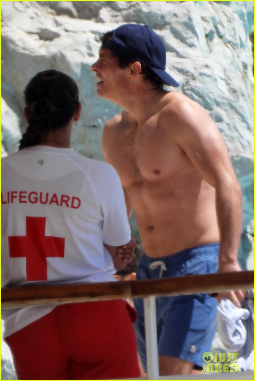 James Marsden Shows Off Fit Physique Going Shirtless in South of France