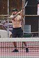 pete wentz goes shirtless tennis 34