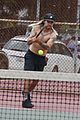 pete wentz goes shirtless tennis 39