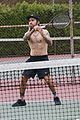 pete wentz goes shirtless tennis 57