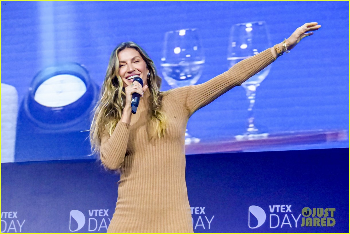 Gisele Bundchen Gets Emotional While Speaking at Event in Brazil Photo