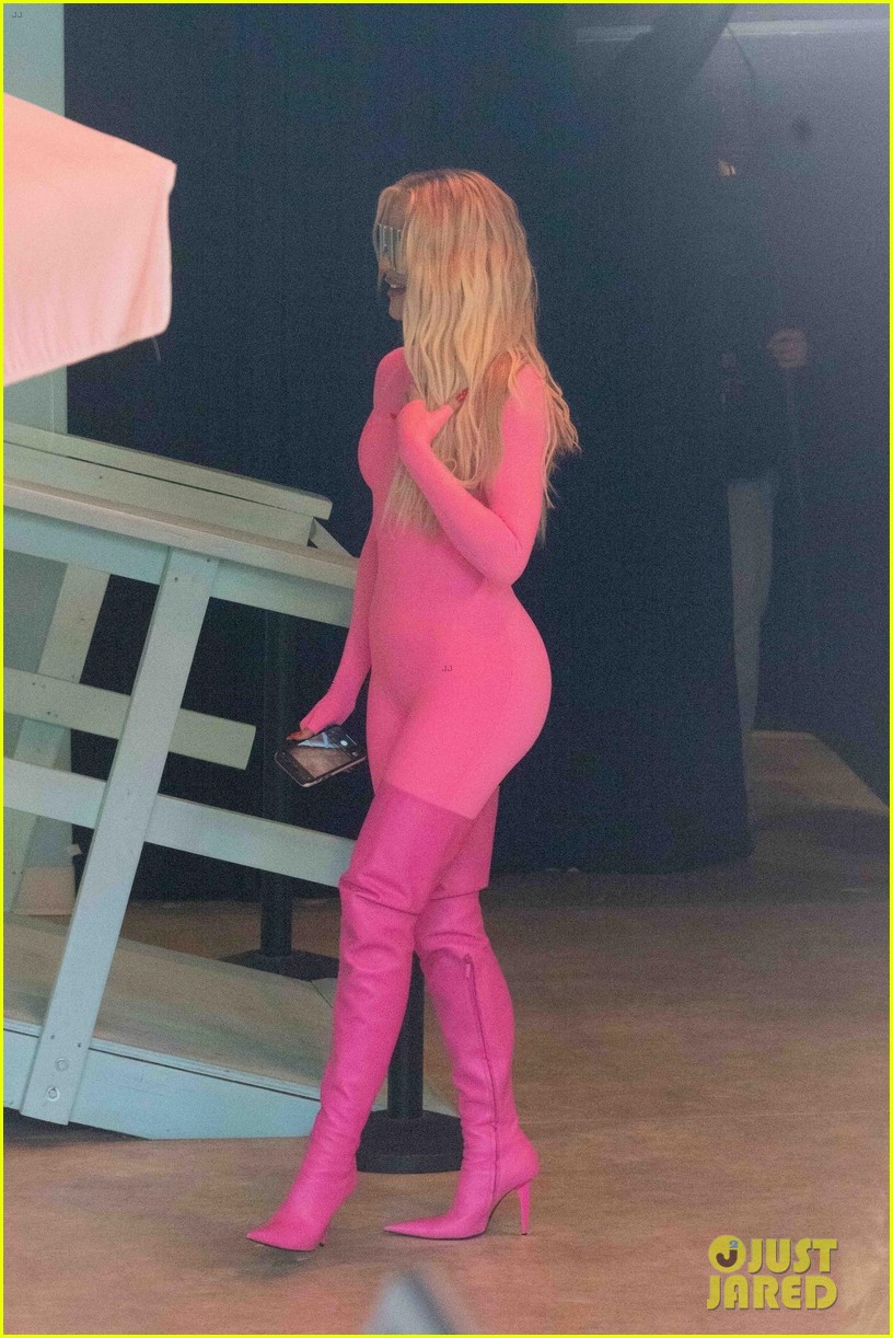 Kim, Khloe and Kourtney Kardashians are Barbie Girls in Hot Pink Looks