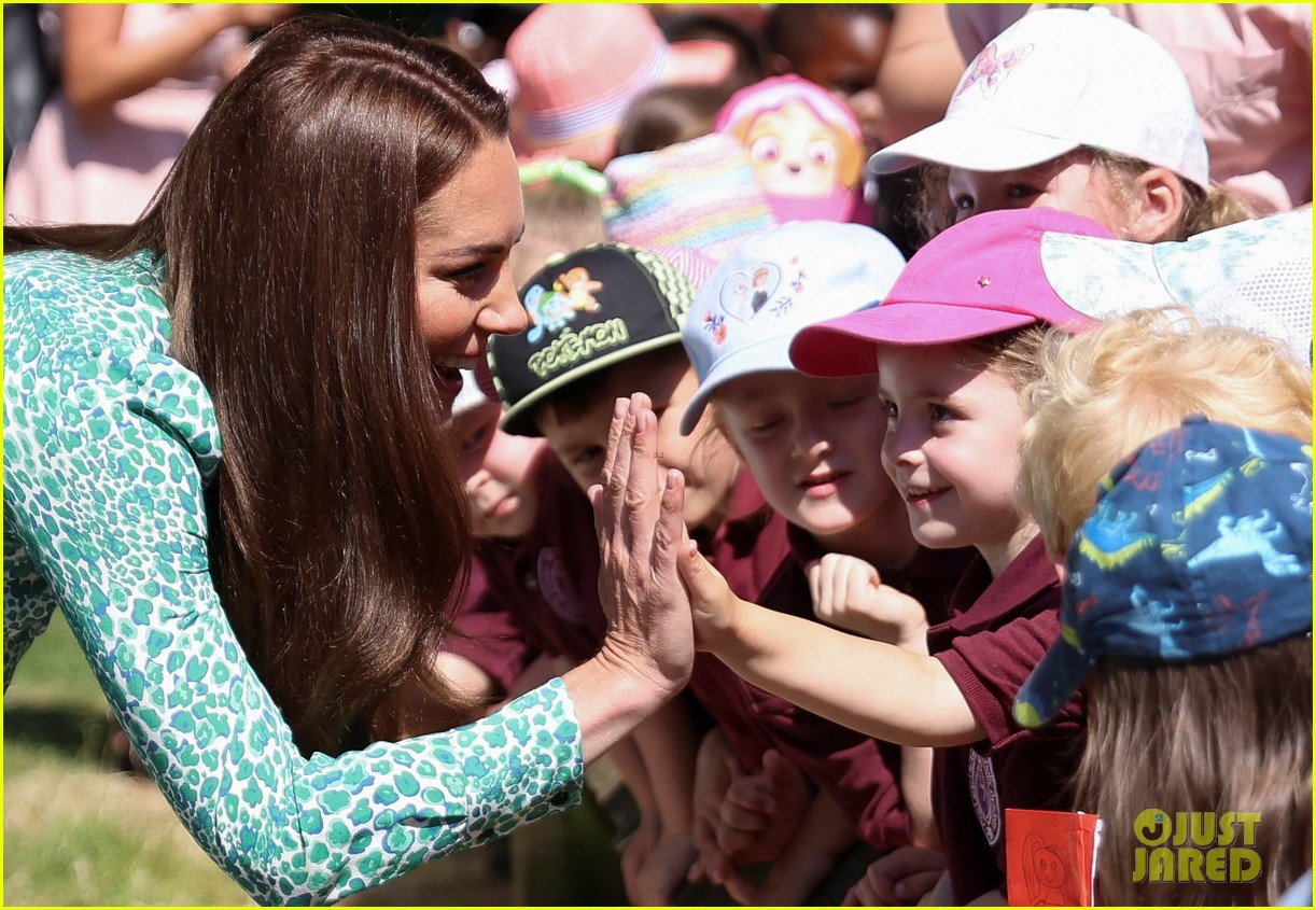 Kate Middleton Has Funny Reaction to a Baby Burping Next to Her Photo