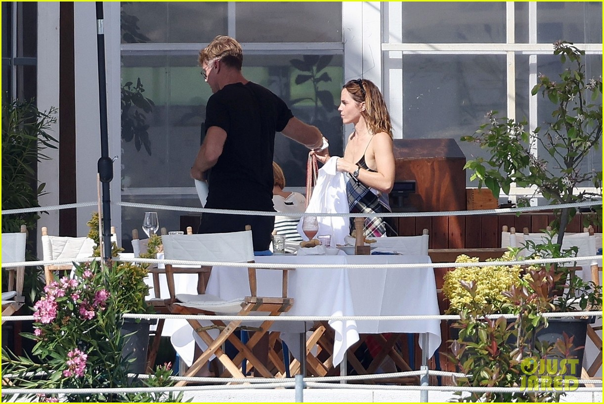 Emma Watson Spotted Out in Italy with Businessman Ryan Walsh Photo