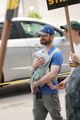 daniel radcliffe joined by newborn son to sag strike 01