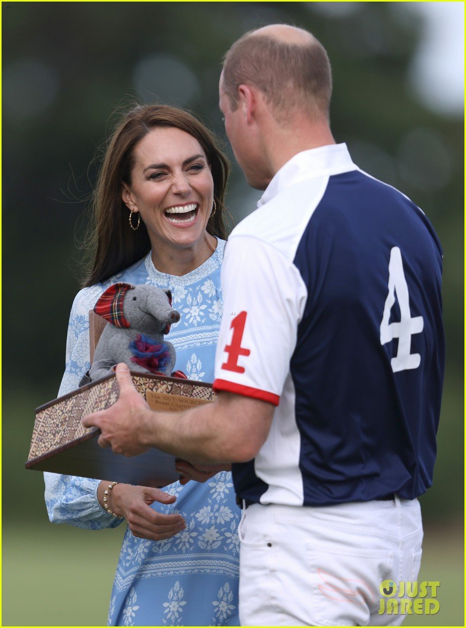 Kate Middleton Cheers On Prince William During Royal Charity Polo Cup