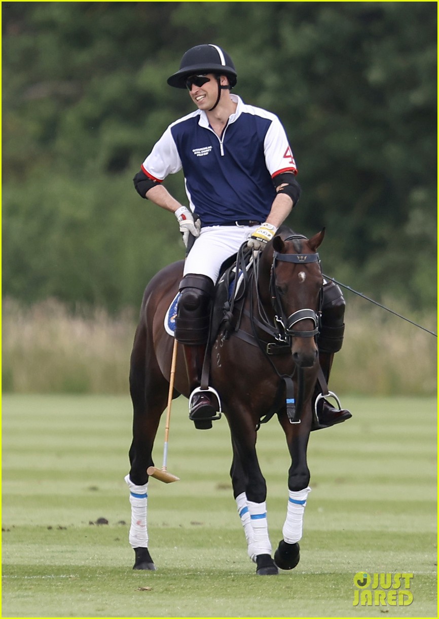 Kate Middleton Cheers On Prince William During Royal Charity Polo Cup