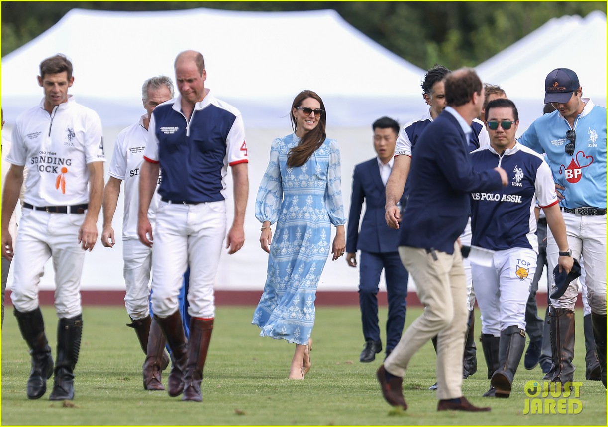 Kate Middleton Cheers On Prince William During Royal Charity Polo Cup
