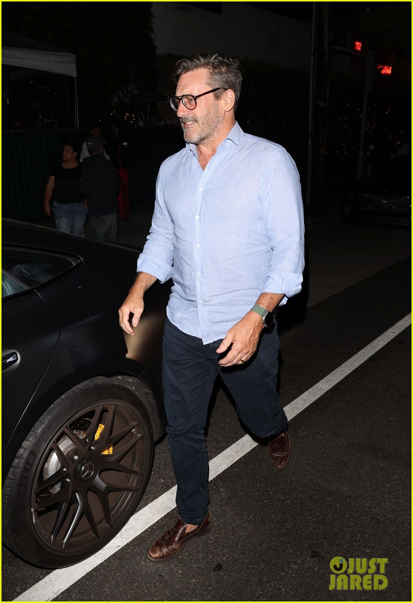 Jon Hamm & New Wife Anna Osceola Step Out for Romantic Date Night in