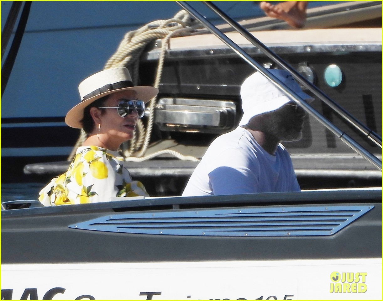 Kris Jenner Wears LemonPrint Dress While Vacationing in Italy with