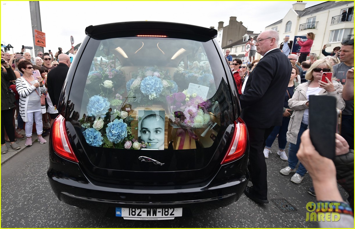 Sinead O'Connor's Funeral Photos Show Hundreds of Mourners Crowding