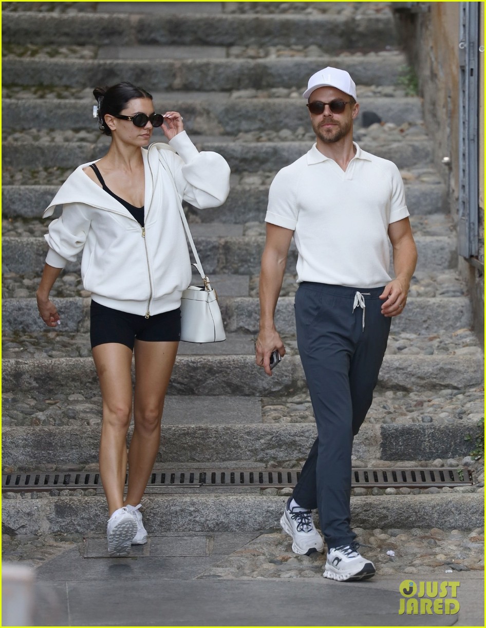 Derek Hough & Wife Hayley Erbert Grab Ice Cream While Honeymooning in