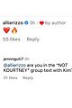 kourtney kardashian responds group chat 01