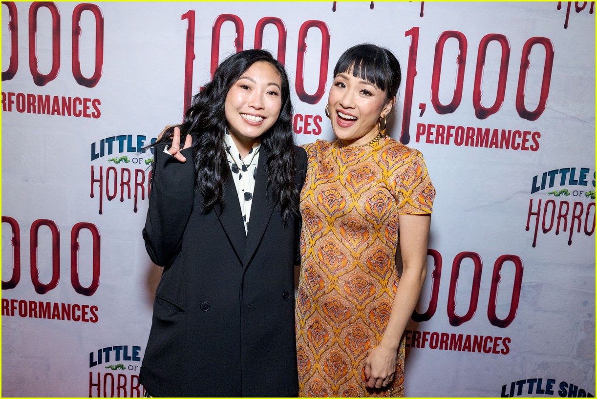 Constance Wu Reunites with Awkwafina at 'Little Shop of Horrors