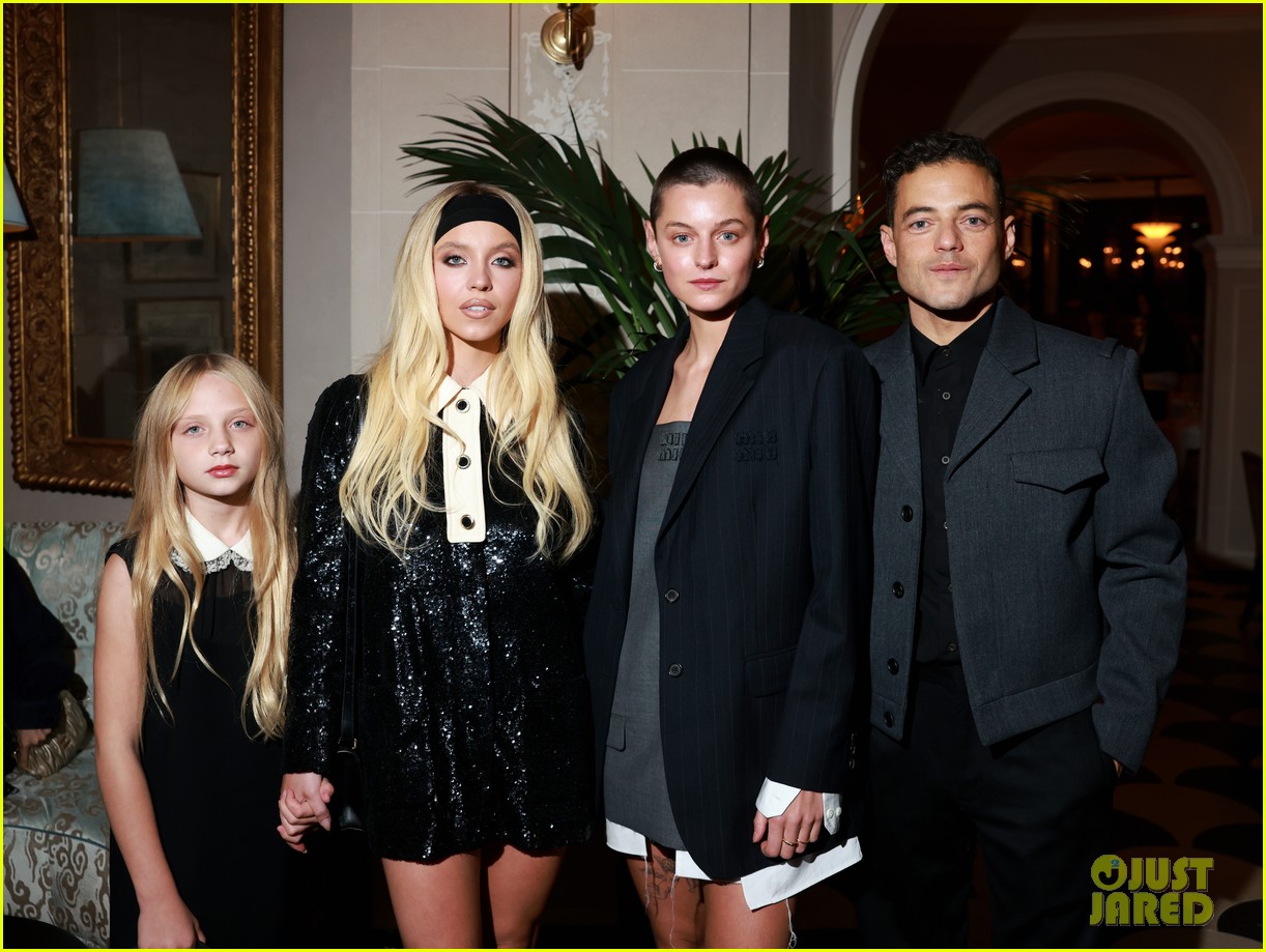 Sydney Sweeney Brings Little Cousin to Miu Miu Dinner in Paris