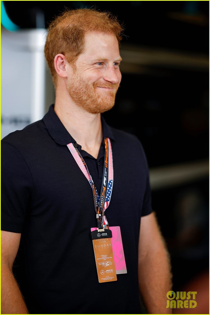 Prince Harry Attends F1 Grand Prix of United States in Texas! Photo