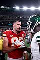 best photos of travis kelce from second nfl game with taylor swift watching 22
