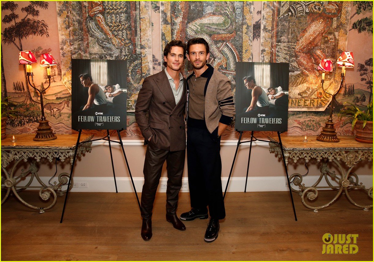 Matt Bomer & Jonathan Bailey Coordinate Outfits for ‘Fellow Travelers