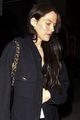 riley keough shows off black hair dinner with zoe kravitz 04