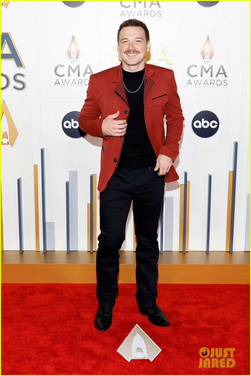 Post Malone Joins Wallen on CMA Awards 2023 Red Carpet Ahead of Group Performance with
